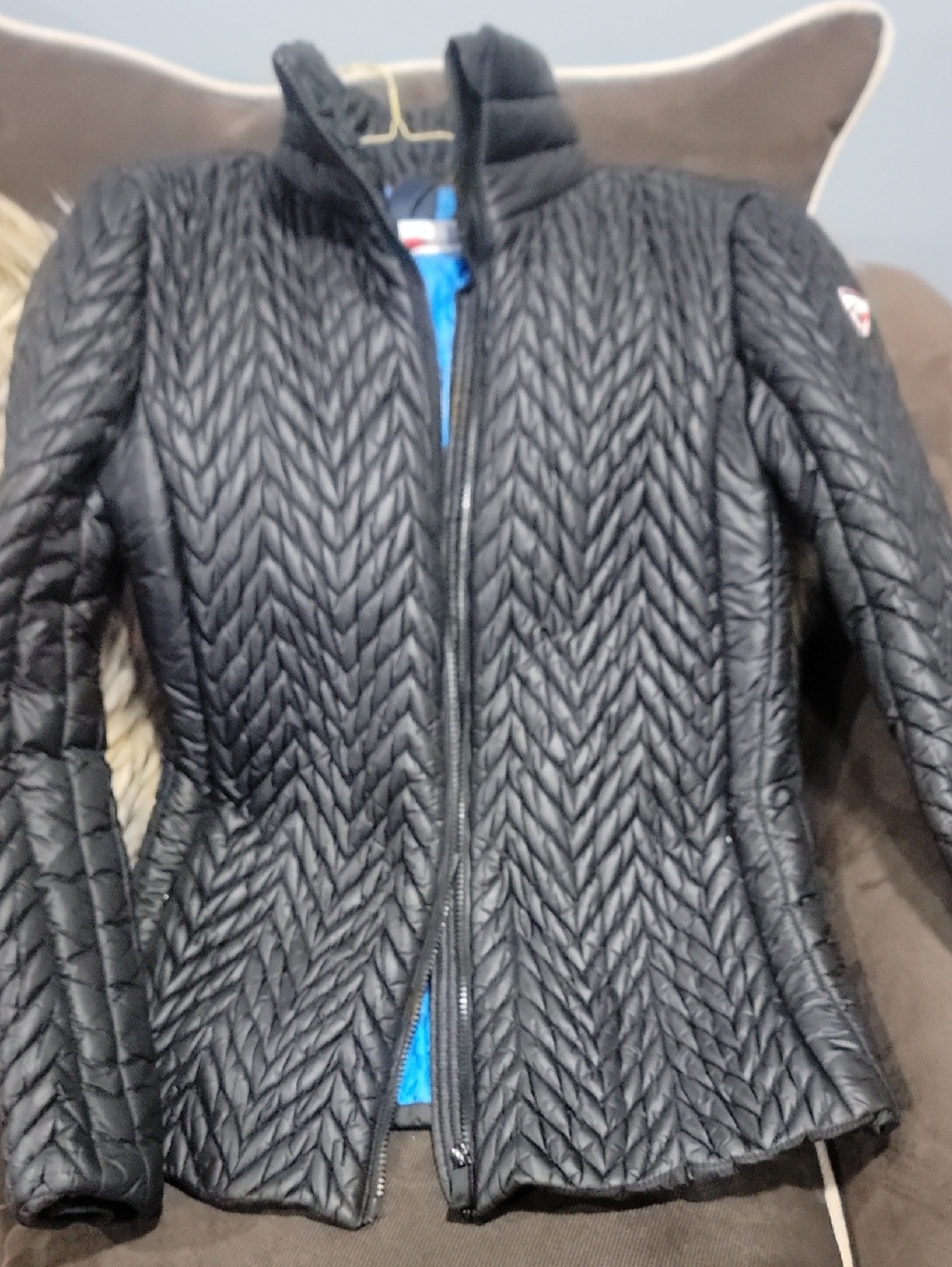 Rossignol Black Quilted Lightweight Puffer Jacket